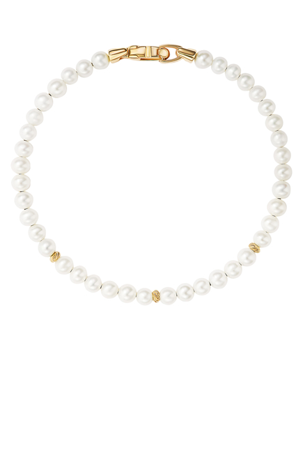 Bijoux Spiritual Beaded Bracelet, 14k Yellow Gold & Pearls